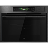 ASKO OCS64BSH 45cm Compact Oven with Steam Black Steel