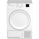 Beko DTKCE80021W 8kg Condenser Tumble Dryer with Sensor Programmes - White