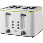 Beko TAM4341W 4 Slice Toaster - White