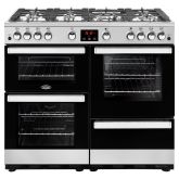 Belling 444411727  X100G 100cm Gas Rangecooker with Double Oven and Gas Hob - Stainless Steel