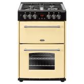 Belling FARMHOUSE60DFCR Farmhouse Mini Range Cooker In Cream 