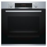 Bosch HBS573BS0B 59.4cm Built In Electric Single Oven with 3D Hot Air - Stainless Steel