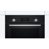 Bosch HHF113BA0B 59.4Cm Built In Electric Single Oven With 3D Hot Air - Black