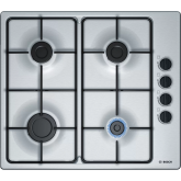 Bosch PBP6B5B80 58cm Gas Hob - Stainless Steel
