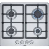 Bosch PGP6B5B90 58.2cm Gas Hob - Stainless Steel