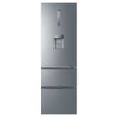 Haier HETR3619FWMG 60Cm Frost Free 60/40 Split Fridge Freezer - Silver