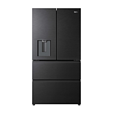 Haier HFR59F18CWMB 90Cm French Series 5 Brushed - Black