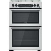Hotpoint CD67G0CCX/UK Freestanding Gas Cooker Double Oven With Catalytic Liners And Wok Burner 