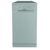 Hotpoint HF9E1B19SUK Freestanding Slimline Dishwasher Silver