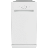 Hotpoint HSFE1B19UKN Freestanding Slimline Dishwasher - White