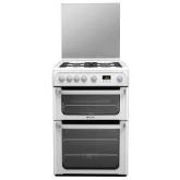Hotpoint hug61p 60cm Double Oven Gas Cooker White