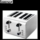 Igenix IG3204 4 Slice S/Steel Toaster