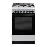 Indesit Click&Clean IS5G4PHSS 50cm Dual Fuel Cooker - Silver