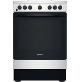 Indesit IS67G5PHX/UK  IS67G5PHXUK 60cm dual Fuel Cooker - Silver