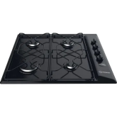 Indesit PAA642IBK 58cm 4 Burner Gas Hob - Black