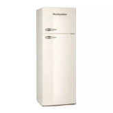 Montpellier MAB346C 60cm 80/20 Retro Fridge Freezer in Cream