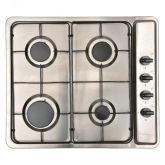 Montpellier MGB60X Gas Hob With Enamel Pan Supports 