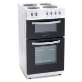 Montpellier MTE50FW Electric Cooker Twin Cavity Ceramic 50Cm 