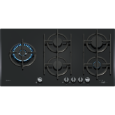 Neff T29RHS4S0 90cm Black Tempered Glass 5 burner LED display 5.0kW Wok burner Optimised FlameSelect