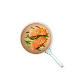 Ninja CW90024UK 24cm Frying Pan - Interior Apricot