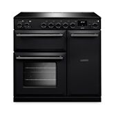 Rangemaster AURA90EIP/19284 Aura 90cm Induction Black - Onyx trim