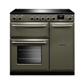 Rangemaster AURA90EIP/19337 Aura 90cm Induction Riverbed - Brushed Nickel trim