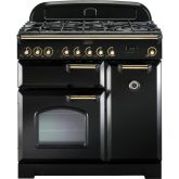 Rangemaster CDL90DFFBL/B 80950 CLASSIC DL 90 DF BLACK BRASS