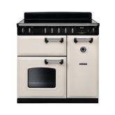 Rangemaster CL90EIPPCR/CM1 14176 CLASSIC 90cm Induction Range Cooker Classic Pale Cream / Chrome, A 