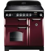 Rangemaster CLA90ECCY/C 117440 CLASSIC 90 CERAMIC CRANBERRY CHROME