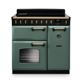 Rangemaster CLDL90EIPMGR/AB1 Classic Deluxe 90 Induction In Mineral Green 