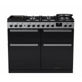 Rangemaster EDDLB110DFGBLK/CM1 110Cmedge Deluxe Dual Fuelrange Cooker - Black 
