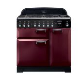 Rangemaster ELA90DFFCY/ 118130 ELAN DELUXE 90 DF CRANBERRY