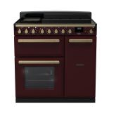 Rangemaster ESDL90EIPBOR/AB1 90CmEstel DeluxeinductionRange CookerBordeaux
