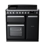 Rangemaster ESDL90EIPGBL/CM1 90Cm Estel Deluxe inductionRange Cooker Gloss Black