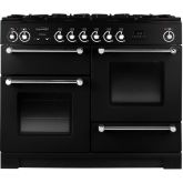 Rangemaster KCH110DFFBL/C 110 Cm Kitchener Df Black Chrome