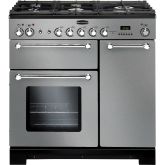 Rangemaster KCH90DFFSS/C 98760 KITCHENER 90 DF ST/STEEL CHROME
