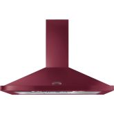 Rangemaster LEIHDC100CY/C 44650 RANGEMASTER 100cm HOOD CRANBERRY/CHROME