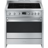 Smeg A1PYID-9 90Cm Opera Electric Range Cooker Stainless Steel