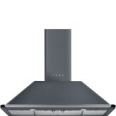 Smeg KT110GRE 110Cm Victoria Chimney Hood Slate Grey
