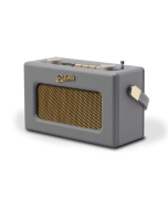 Roberts Radio REV-UNOBTDG Revival Uno' DAB/DAB+/FM radio with 2 alarms and line out in Dove Grey Blu