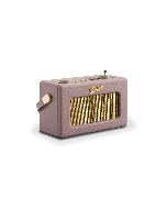 Roberts Radio REV-UNOBTDP Revival Uno' DAB/DAB+/FM radio with 2 alarms and line out in Dusky Pink Bl