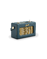 Roberts Radio REV-UNOBTTB Revival Uno' DAB/DAB+/FM radio with 2 alarms and line out in Teal Blue Blu