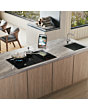 ASKO HIG89524BGB1 90cm Dual Induction and Gas Hob