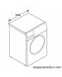 Bosch WGE03408GB 8Kg 1400 Spin Washing Machine - White