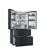 Haier HFR59F18CWMB 90Cm French Series 5 Brushed - Black