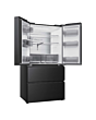 Haier HFR59F18CWMB 90Cm French Series 5 Brushed - Black