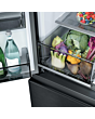 Haier HFR59F18CWMB 90Cm French Series 5 Brushed - Black