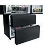 Haier HFR59F18CWMB 90Cm French Series 5 Brushed - Black