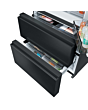 Haier HFR59F18CWMB 90Cm French Series 5 Brushed - Black