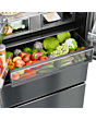 Haier HFW99F19ESSB Horizon Multi-Door Fridge Freezer With Smart Window - 690L - Black
